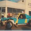 Henri devant la station en 1990
