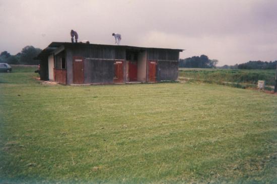 Ancien vestiaire du foot en 1983