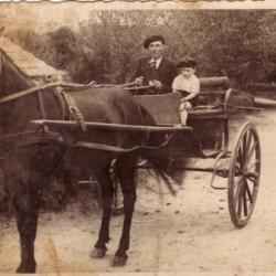 Sur les chemins en 1950