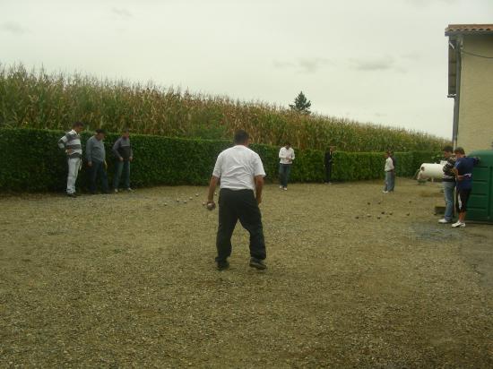 Concours de pétanque