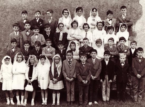 Confirmation à Arboucave en 1970