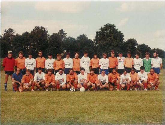 Les joueurs du FCL en 1984