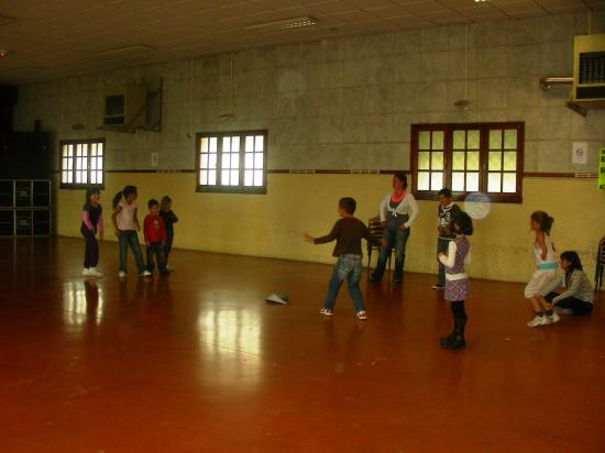 Jeux d'enfants au foyer