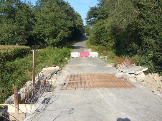 Rénovation du pont du Louts