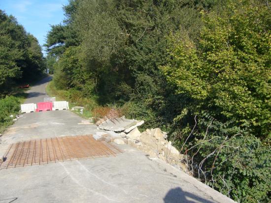 Rénovation du pont du Louts