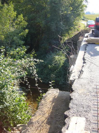 Rénovation du pont du Louts