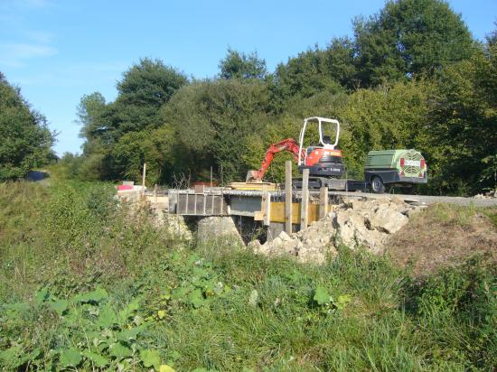 Rénovation du pont du Louts