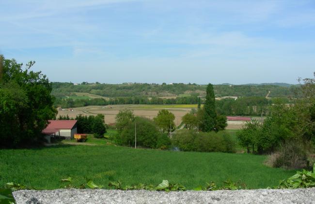 Vue sur la vallée du Gabas