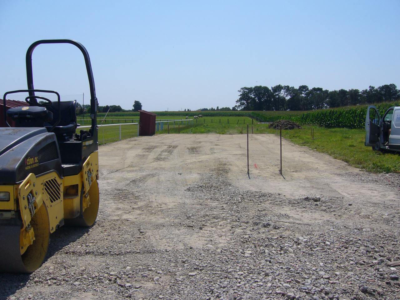 Construction tribunes juillet  2012