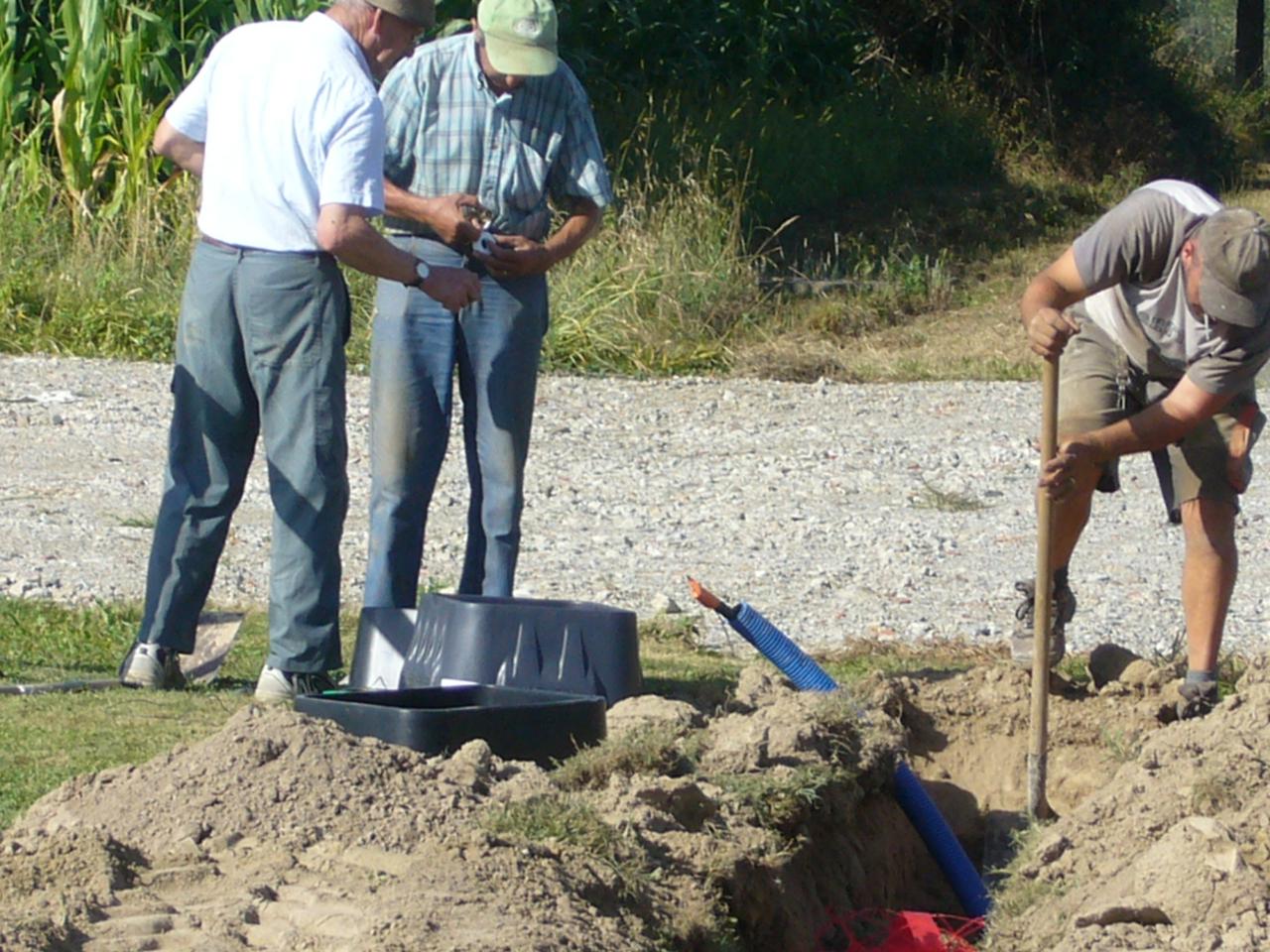 Construction tribunes août  2012